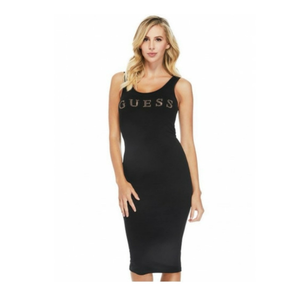 Guess Logo Nivella Midi Dress